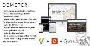 Demeter - One Page Parallax WordPress Theme