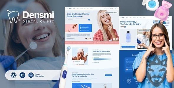 Densmi - Dental Clinic  Dentist WordPress Theme