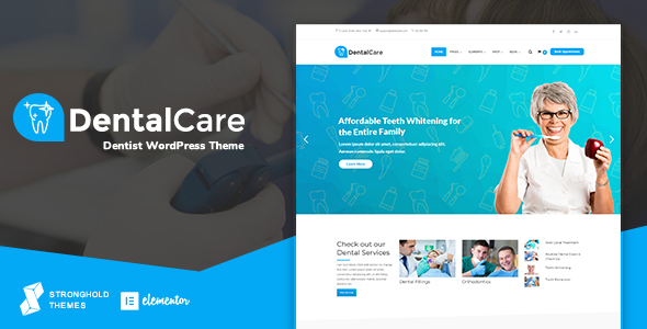 Dental Care - Dentist  Medical WordPress Theme