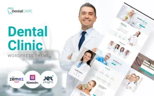 DentalCare - Dental Clinic WordPress Theme