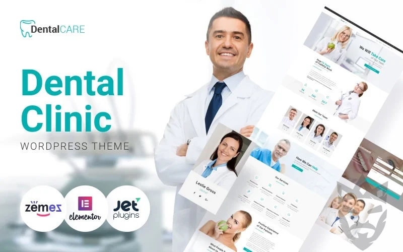 DentalCare - Dental Clinic WordPress Theme