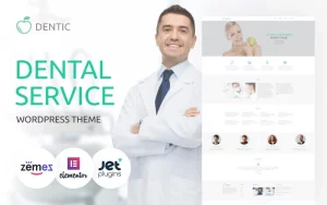 Dentic - Dentistry Multipurpose Classic WordPress Elementor Theme WordPress Theme