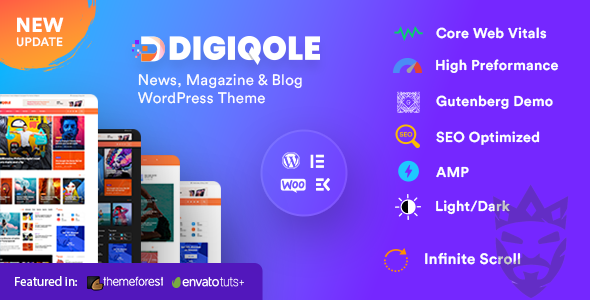 Digiqole - News Magazine WordPress Theme