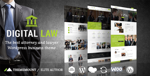 Digital Law | Attorney  Legal Advisor WordPress Theme