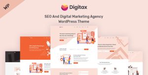 Digitax - SEO  Digital Marketing Agency WordPress Theme