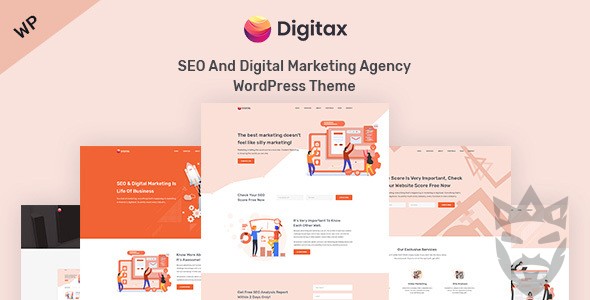 Digitax - SEO  Digital Marketing Agency WordPress Theme