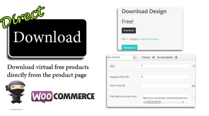 Direct Download for Woocommerce