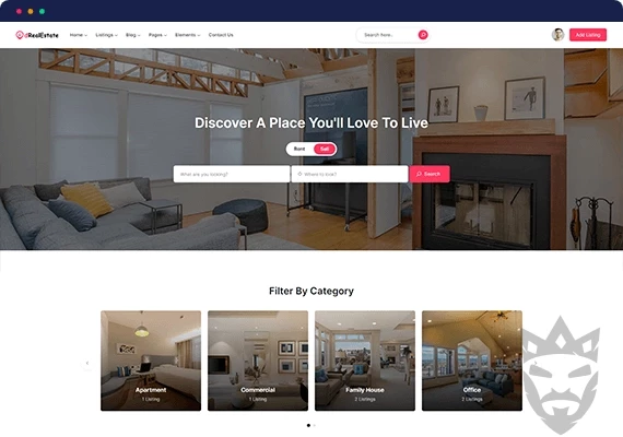 Directorist dRealEstate - Real Estate WordPress Theme for Business Directory