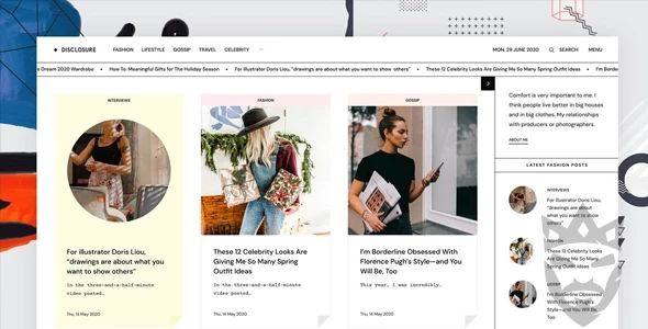 Disclosure - Unique Blog Theme - Creative Market