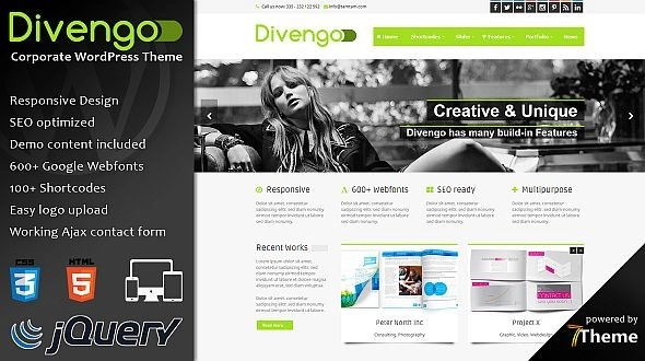 Divengo – Business WordPress Theme