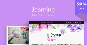 Divi Jasmine Blog  – AGS Divi Child Theme