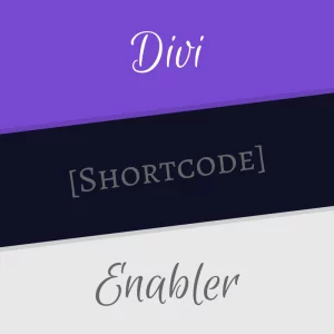 Divi Shortcode Enabler