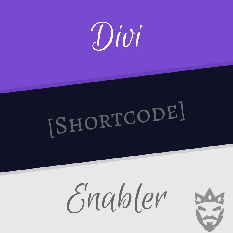 Divi Shortcode Enabler