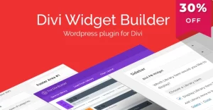 Divi Widget Builder