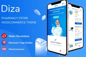 Diza - Pharmacy Store Elementor WooCommerce Theme