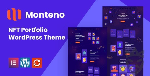 Monteno - NFT Portfolio WordPress Theme