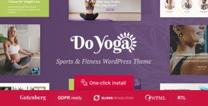 Do Yoga - Fitness Studio  Pilates Club WordPress Theme