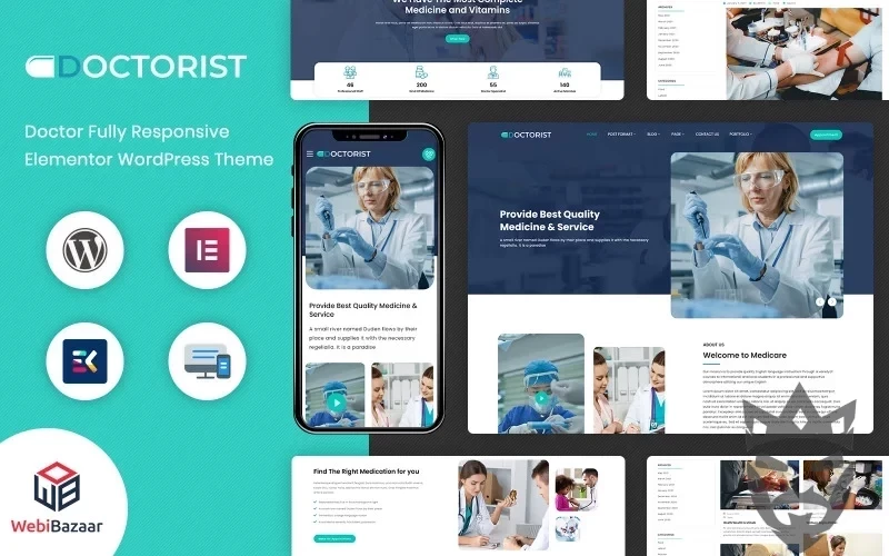 Doctorist - Multipurpose Doctor Medical WordPress Theme