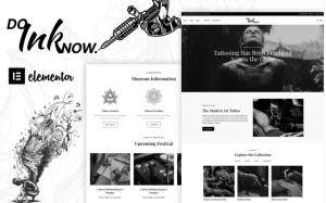 Doinknow – Tattoo Salon WordPress Theme