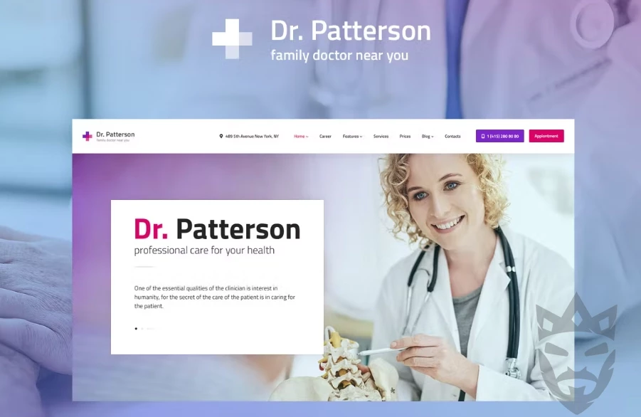 Dr.Patterson - Medical WordPress theme