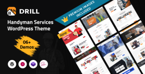 Drill - Handyman  Plumber Services WordPress Theme