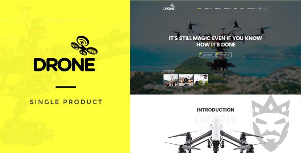 Drone - Single Product WordPress Theme