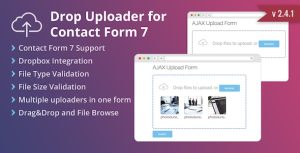 Drop Uploader for CF7 - DragDrop File Uploader Addon