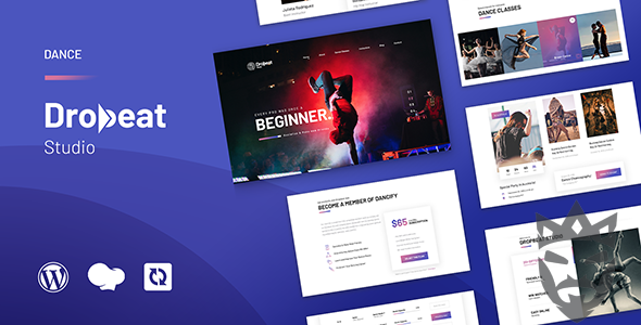 Dropbeat - Creative Dance Studio WordPress Theme