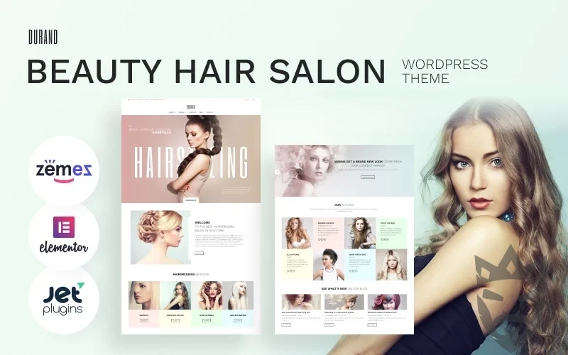 Durand - Beauty & Hair Salon WordPress Theme