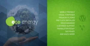 ECO Energy | Ecology & Alternative Power Company WordPress Theme