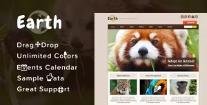 Earth - Eco/Environmental NonProfit WordPress Theme