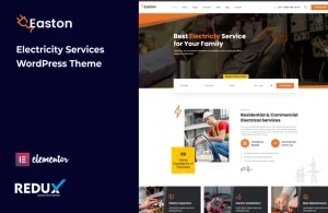 Easton - Electricity Services WordPress Theme