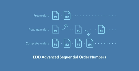 Easy Digital Downloads -  Advanced Sequential Order Numbers