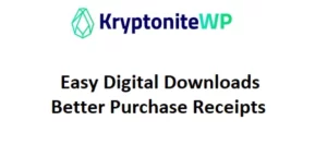 Easy Digital Downloads Better Purchase Receipts