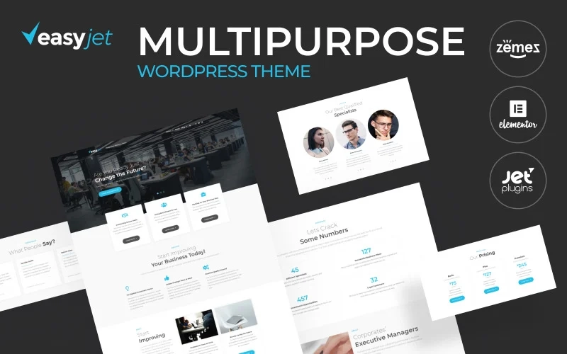 EasyJet - Multi Homepage WordPress Theme