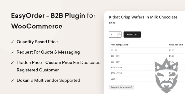 EasyOrder - B2B Plugin for WooCommerce