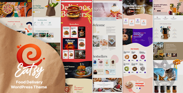 Eatsy - Food Delivery  Restaurant WordPress Theme