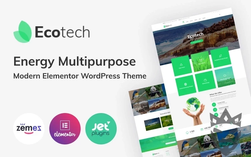 Ecotech – Energy Multipurpose Modern Elementor WordPress Theme