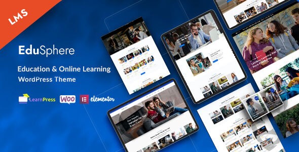 EduSphere - Education  Online Learning WordPress Theme