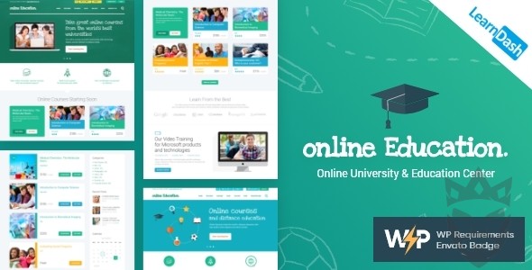 Education Center | LMS  Online Courses WordPress Theme