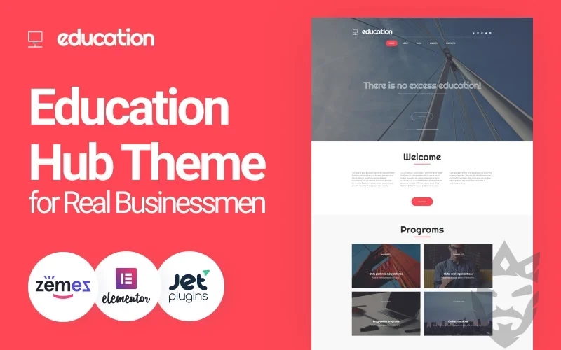 Education - Education Hub Theme for Real Businessmen WordPress Theme