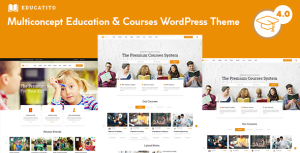 Educatito | Multiconcept Education  Courses WordPress Theme