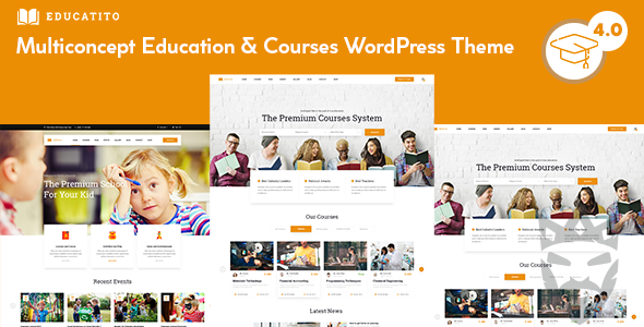 Educatito | Multiconcept Education  Courses WordPress Theme