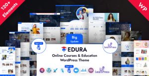 Edura – Online Courses  Education WordPress Theme