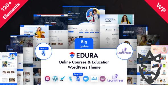 Edura – Online Courses  Education WordPress Theme