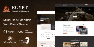 Egypt - Museum & Exhibition WordPress Theme