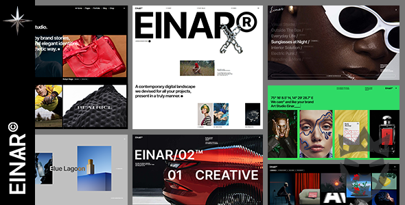 Einar - Design Agency WordPress Theme