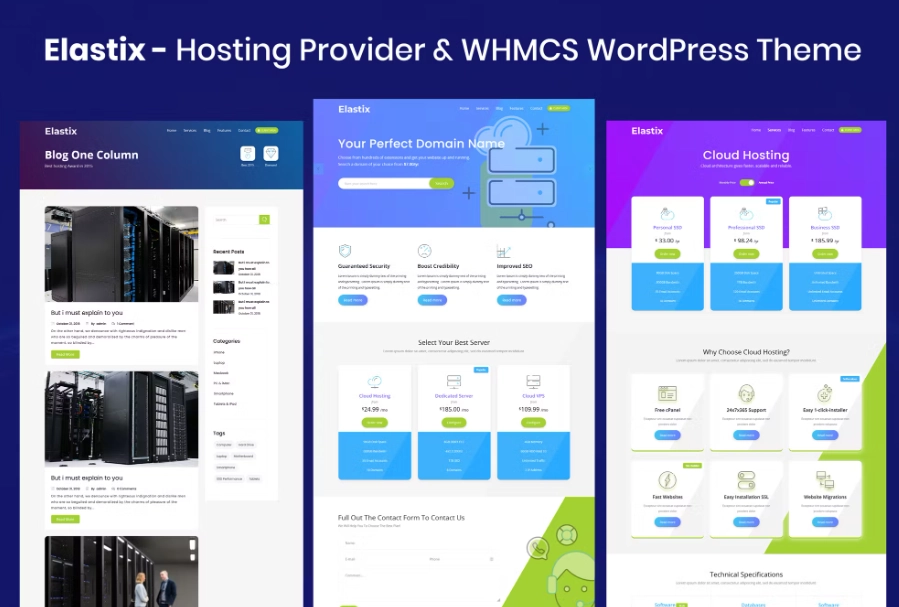 Elastix - Hosting Provider & WHMCS WordPress