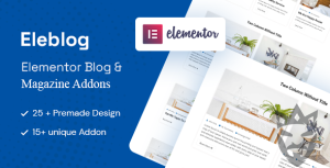 Eleblog - Elementor Magazine and Blog Addons