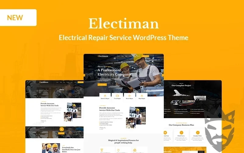 Electiman - Electrical Repair Service WordPress Theme